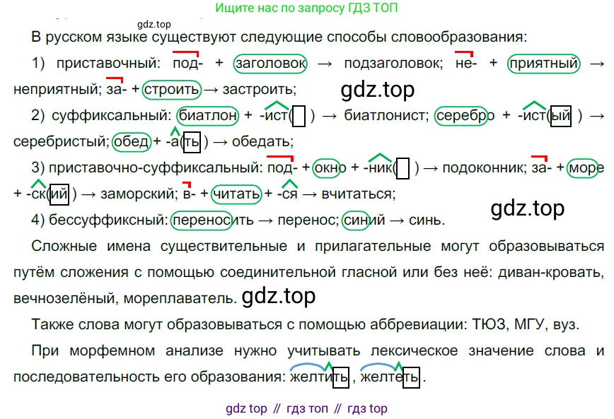 Русский язык, 6 класс Учебник, авторы: Разумовская Маргарита Михайловна, Львова Светлана Ивановна, Капинос Валентина Ивановна, Львов Валентин Витальевич, Соловейчик Марина Сергеевна, Сергеева Наталья Николаевна, Тронина Татьяна Сергеевна, издательство Просвещение, Москва, 2023, белого цвета, Часть 2, страница 71, номер 588, Решение 4 (2023)