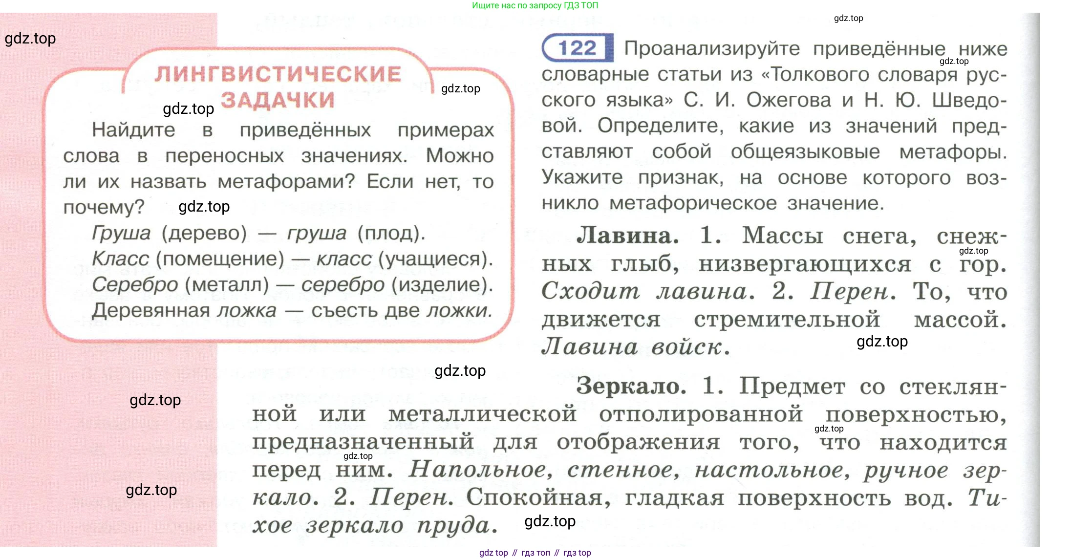 Русский язык, 6 класс Учебник, авторы: Рыбченкова Лидия Макаровна, Александрова Ольга Макаровна, Загоровская Ольга Владимировна, Нарушевич Андрей Георгиевич, Григорьев Андрей Владимирович, Леонтьева Юлия Николаевна, издательство Просвещение, Москва, 2019 - 2022, Часть 1, страница 58, Условие