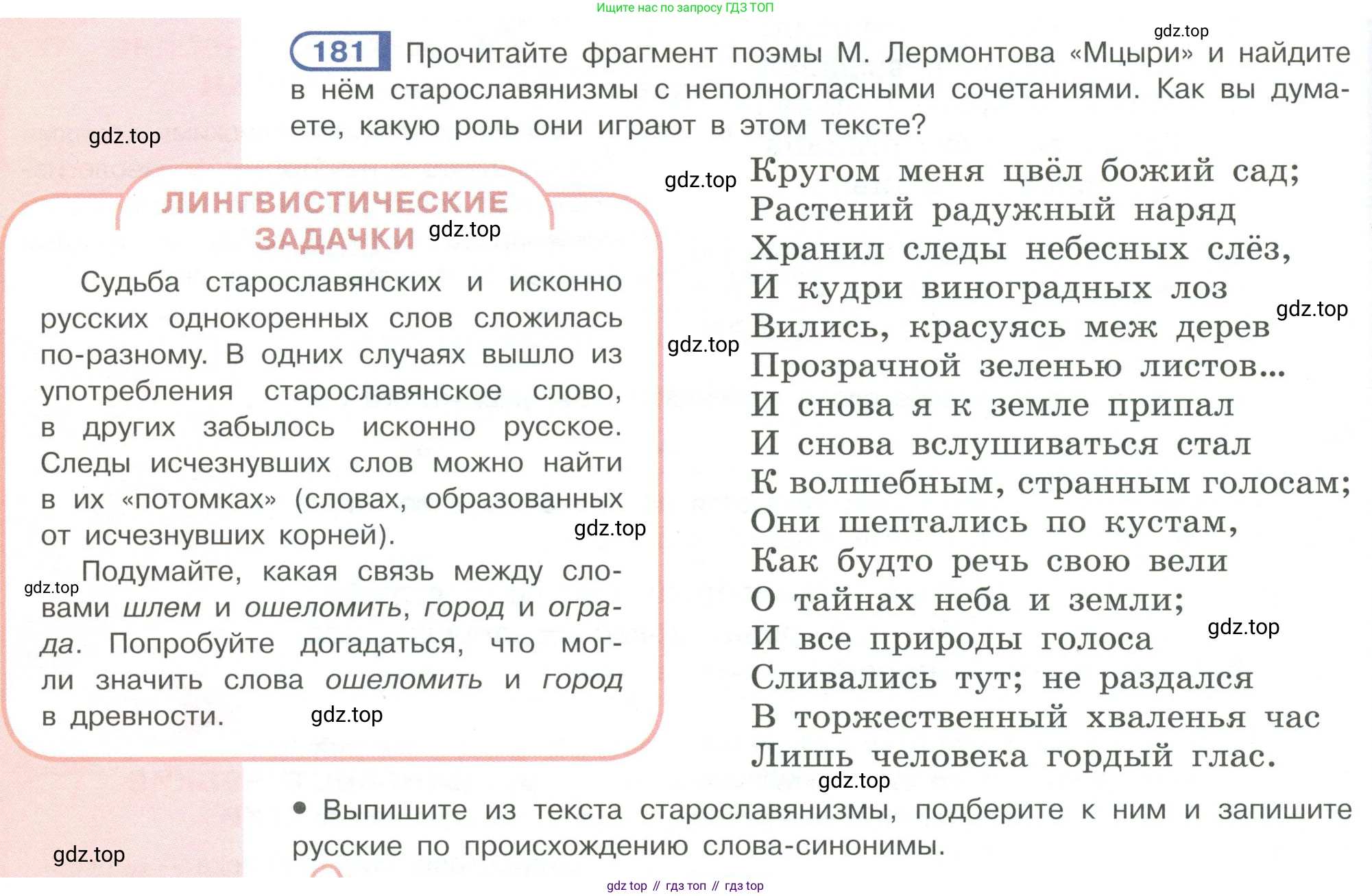 Русский язык, 6 класс Учебник, авторы: Рыбченкова Лидия Макаровна, Александрова Ольга Макаровна, Загоровская Ольга Владимировна, Нарушевич Андрей Георгиевич, Григорьев Андрей Владимирович, Леонтьева Юлия Николаевна, издательство Просвещение, Москва, 2019 - 2022, Часть 1, страница 82, Условие