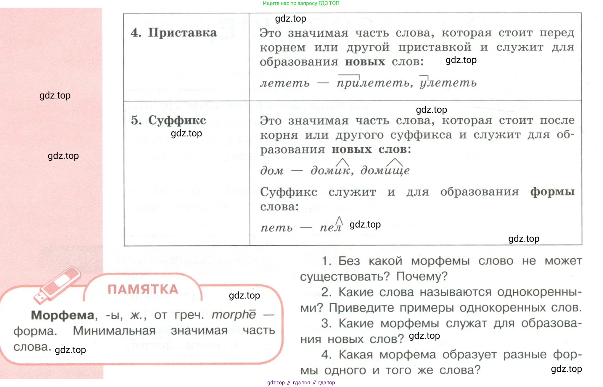 Русский язык, 6 класс Учебник, авторы: Рыбченкова Лидия Макаровна, Александрова Ольга Макаровна, Загоровская Ольга Владимировна, Нарушевич Андрей Георгиевич, Григорьев Андрей Владимирович, Леонтьева Юлия Николаевна, издательство Просвещение, Москва, 2019 - 2022, Часть 1, страница 21, Условие (продолжение 2)