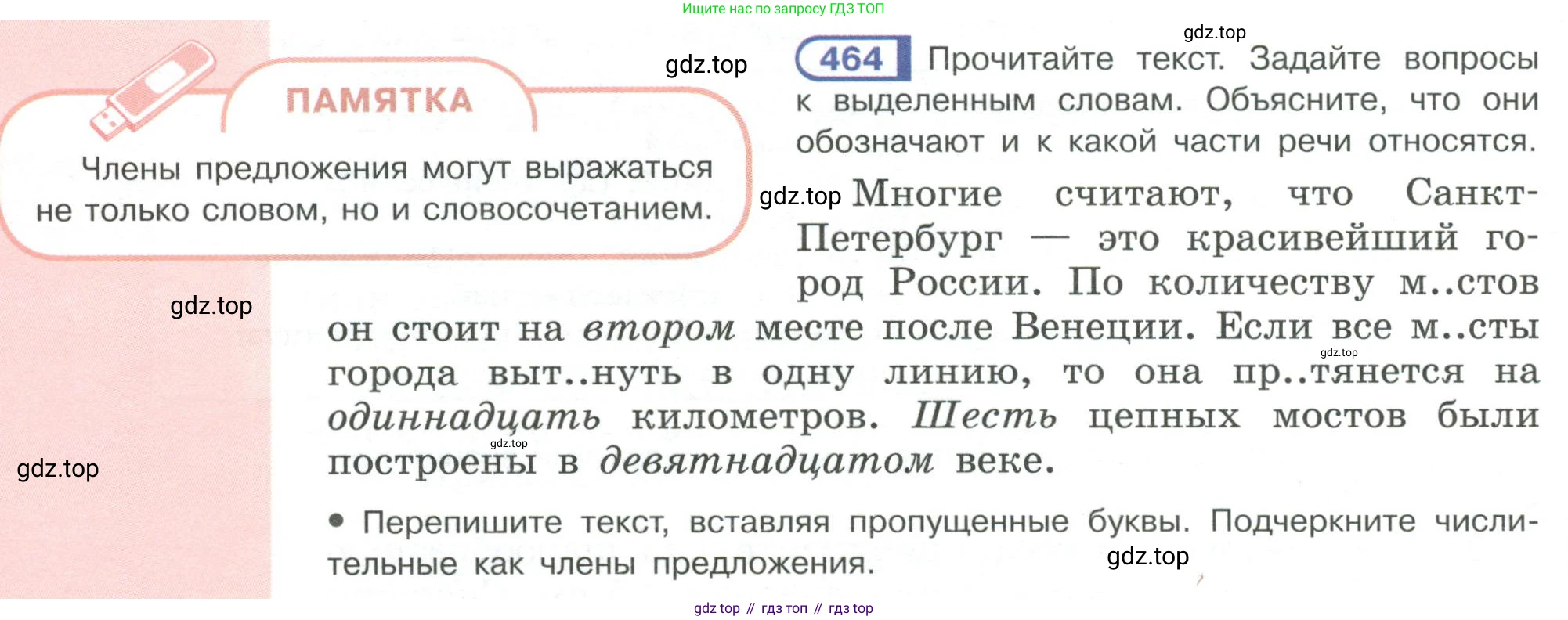 Русский язык, 6 класс Учебник, авторы: Рыбченкова Лидия Макаровна, Александрова Ольга Макаровна, Загоровская Ольга Владимировна, Нарушевич Андрей Георгиевич, Григорьев Андрей Владимирович, Леонтьева Юлия Николаевна, издательство Просвещение, Москва, 2019 - 2022, Часть 2, страница 36, Условие