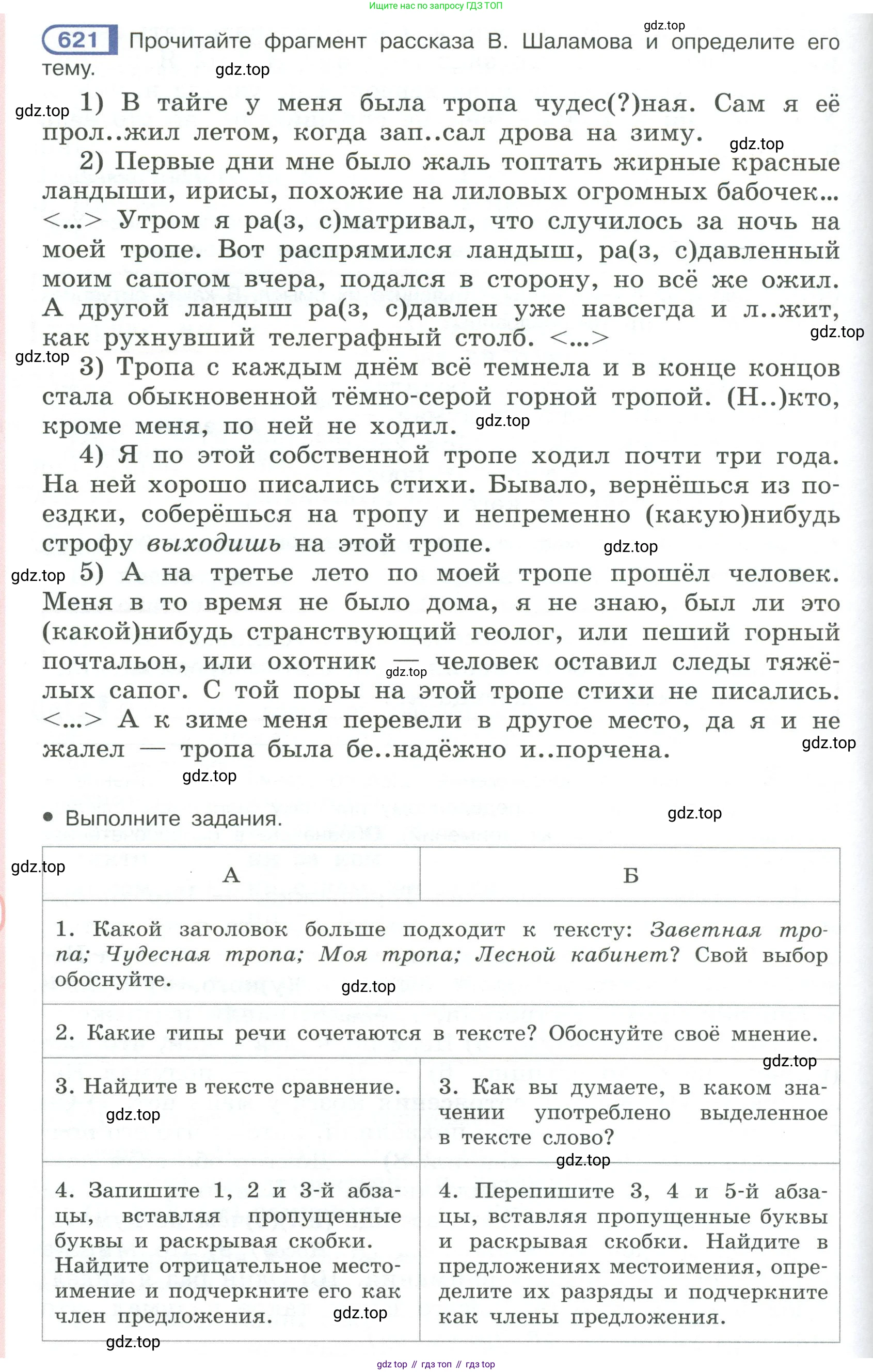Русский язык, 6 класс Учебник, авторы: Рыбченкова Лидия Макаровна, Александрова Ольга Макаровна, Загоровская Ольга Владимировна, Нарушевич Андрей Георгиевич, Григорьев Андрей Владимирович, Леонтьева Юлия Николаевна, издательство Просвещение, Москва, 2019 - 2022, Часть 2, страница 96, Условие