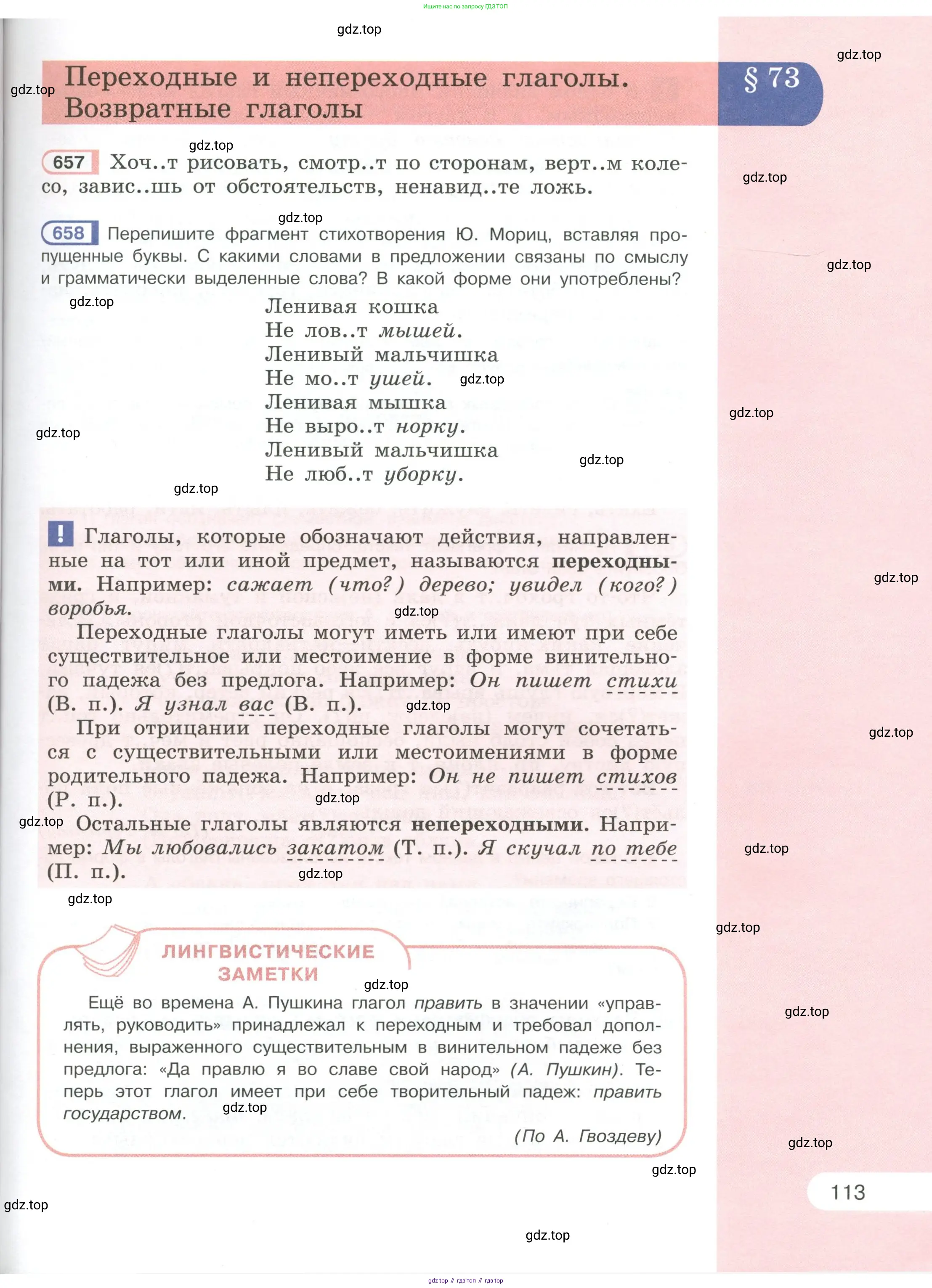 Русский язык, 6 класс Учебник, авторы: Рыбченкова Лидия Макаровна, Александрова Ольга Макаровна, Загоровская Ольга Владимировна, Нарушевич Андрей Георгиевич, Григорьев Андрей Владимирович, Леонтьева Юлия Николаевна, издательство Просвещение, Москва, 2019 - 2022, Часть 2, страница 113