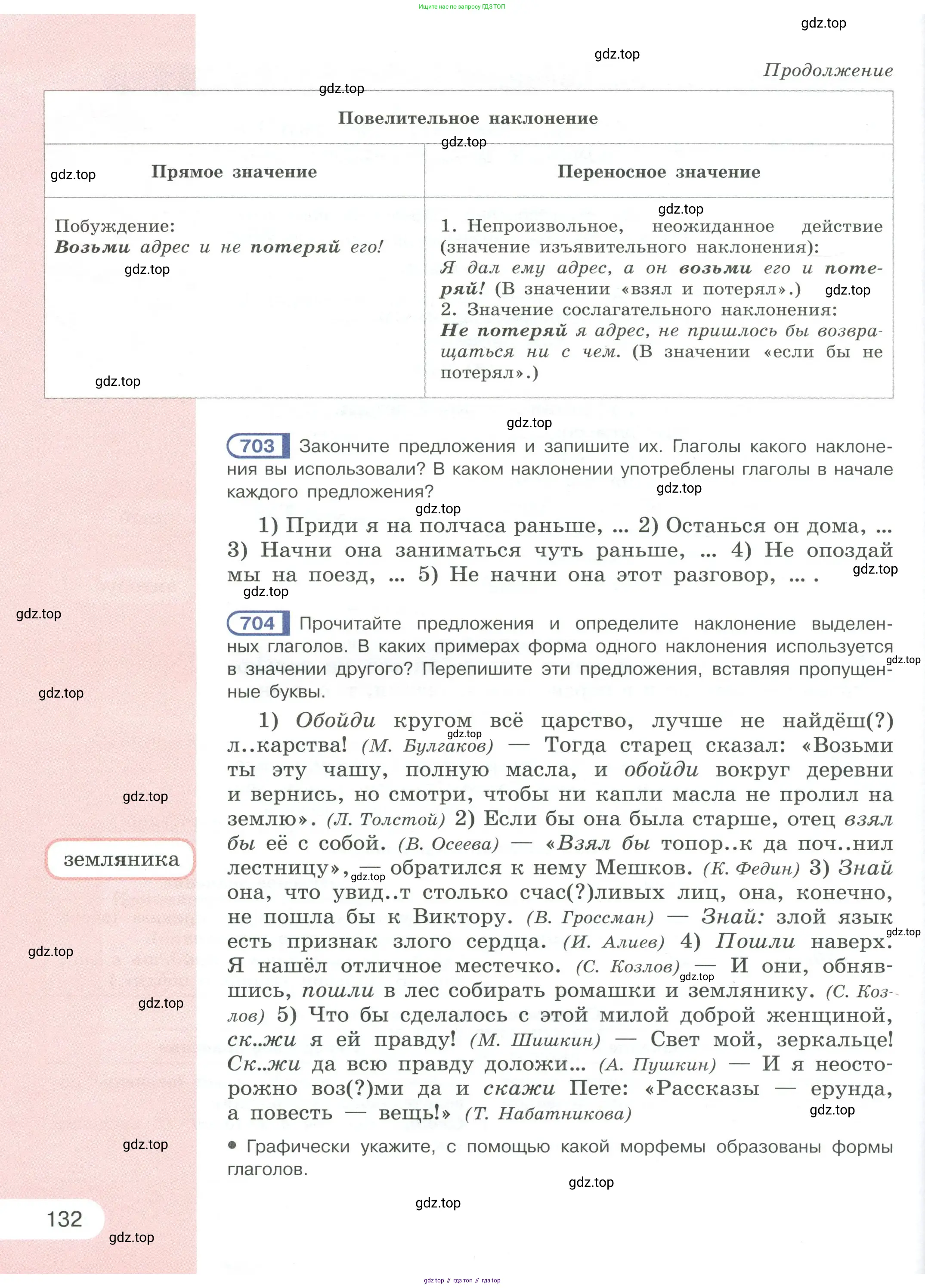 Русский язык, 6 класс Учебник, авторы: Рыбченкова Лидия Макаровна, Александрова Ольга Макаровна, Загоровская Ольга Владимировна, Нарушевич Андрей Георгиевич, Григорьев Андрей Владимирович, Леонтьева Юлия Николаевна, издательство Просвещение, Москва, 2019 - 2022, Часть 1, страница 132
