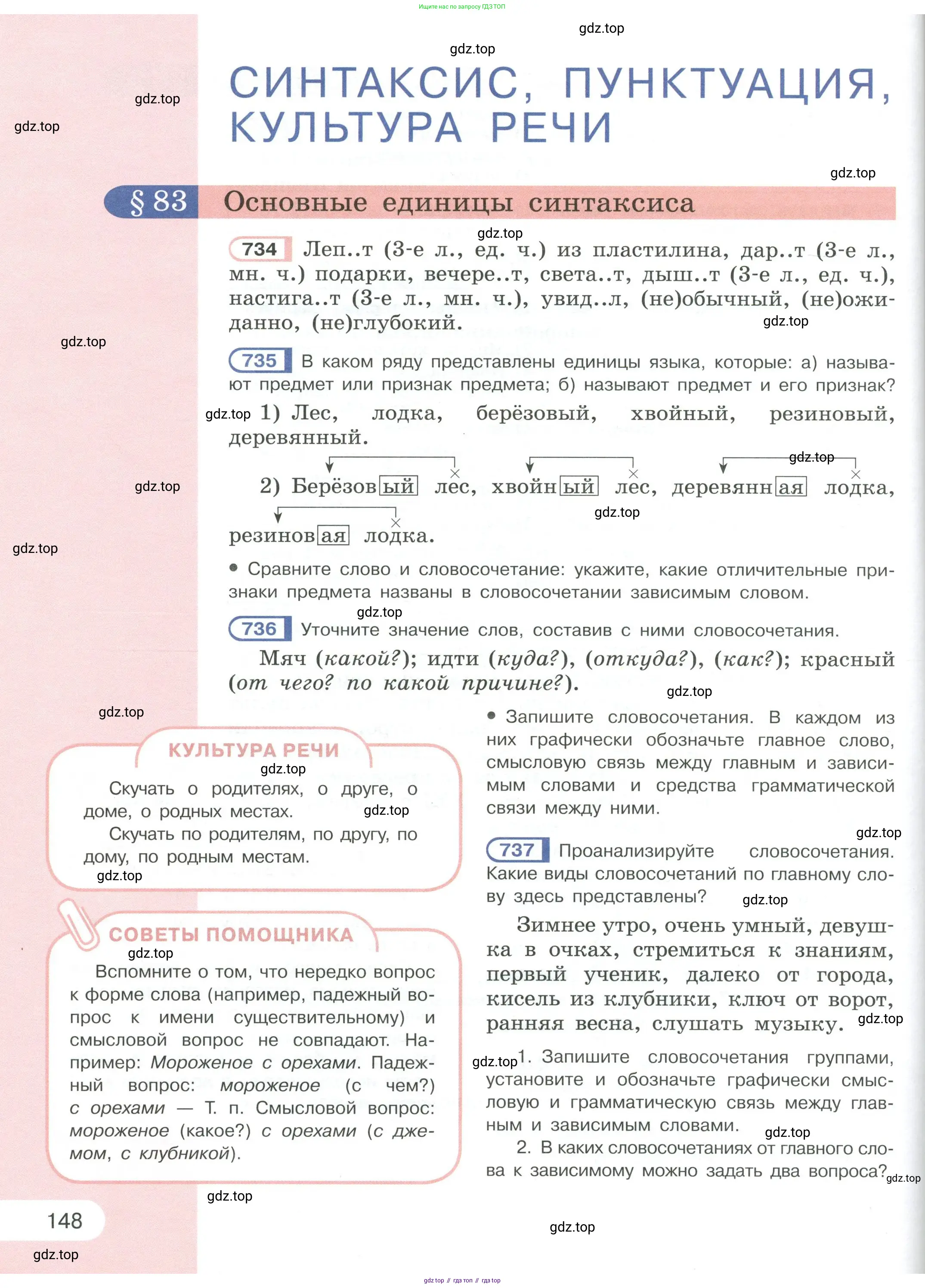 Русский язык, 6 класс Учебник, авторы: Рыбченкова Лидия Макаровна, Александрова Ольга Макаровна, Загоровская Ольга Владимировна, Нарушевич Андрей Георгиевич, Григорьев Андрей Владимирович, Леонтьева Юлия Николаевна, издательство Просвещение, Москва, 2019 - 2022, Часть 1, страница 148