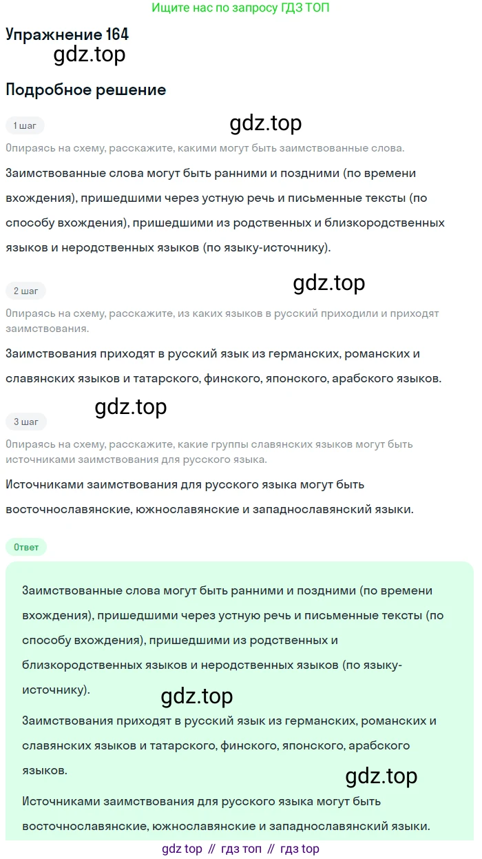 Русский язык, 6 класс Учебник, авторы: Рыбченкова Лидия Макаровна, Александрова Ольга Макаровна, Загоровская Ольга Владимировна, Нарушевич Андрей Георгиевич, Григорьев Андрей Владимирович, Леонтьева Юлия Николаевна, издательство Просвещение, Москва, 2019 - 2022, Часть 1, страница 76, Решение 2