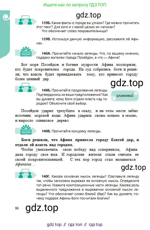 Русский язык, 6 класс Учебник, авторы: Сабитова Зинаида Какбаевна, Бейсембаев Амангельды Ракишевич, издательство Мектеп, Алматы, 2018, Часть 1, страница 86
