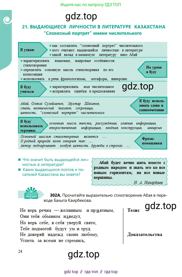 Русский язык, 6 класс Учебник, авторы: Сабитова Зинаида Какбаевна, Бейсембаев Амангельды Ракишевич, издательство Мектеп, Алматы, 2018, Часть 2, страница 24