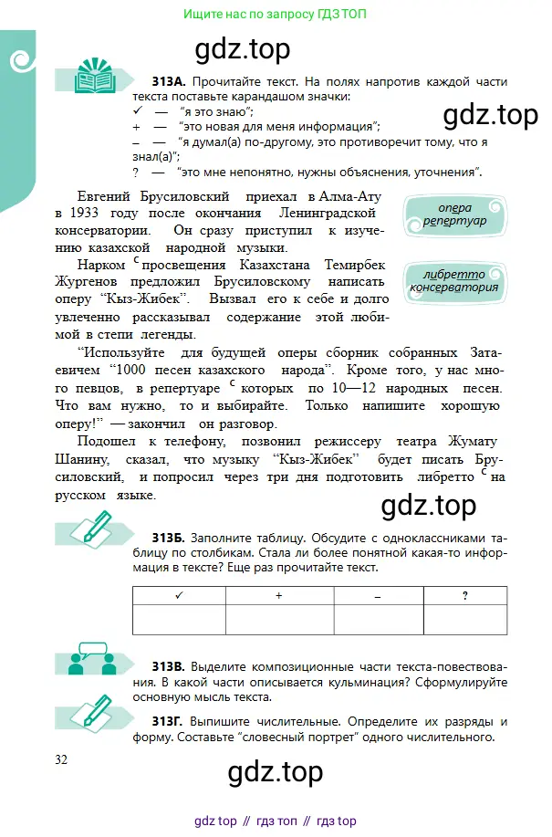 Русский язык, 6 класс Учебник, авторы: Сабитова Зинаида Какбаевна, Бейсембаев Амангельды Ракишевич, издательство Мектеп, Алматы, 2018, Часть 2, страница 32
