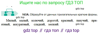 Русский язык, 6 класс Учебник, авторы: Сабитова Зинаида Какбаевна, Бейсембаев Амангельды Ракишевич, издательство Мектеп, Алматы, 2018, Часть 1, страница 101, номер 163А, Условие