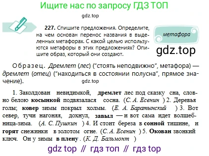Русский язык, 6 класс Учебник, авторы: Сабитова Зинаида Какбаевна, Бейсембаев Амангельды Ракишевич, издательство Мектеп, Алматы, 2018, Часть 1, страница 139, номер 227, Условие