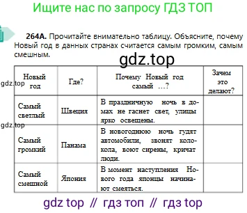 Русский язык, 6 класс Учебник, авторы: Сабитова Зинаида Какбаевна, Бейсембаев Амангельды Ракишевич, издательство Мектеп, Алматы, 2018, Часть 1, страница 160, номер 264А, Условие