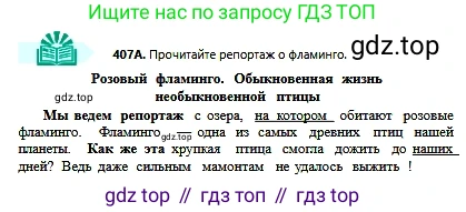 Русский язык, 6 класс Учебник, авторы: Сабитова Зинаида Какбаевна, Бейсембаев Амангельды Ракишевич, издательство Мектеп, Алматы, 2018, Часть 2, страница 84, номер 407А, Условие
