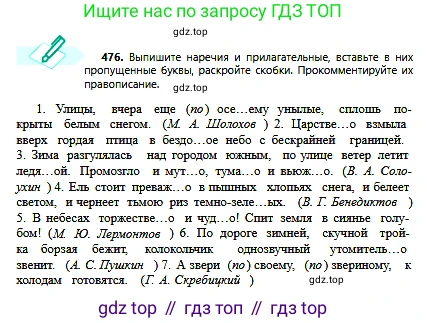 Русский язык, 6 класс Учебник, авторы: Сабитова Зинаида Какбаевна, Бейсембаев Амангельды Ракишевич, издательство Мектеп, Алматы, 2018, Часть 2, страница 128, номер 476, Условие