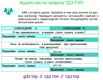 Русский язык, 6 класс Учебник, авторы: Сабитова Зинаида Какбаевна, Бейсембаев Амангельды Ракишевич, издательство Мектеп, Алматы, 2018, Часть 2, страница 149, номер 514, Условие
