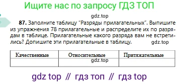 Русский язык, 6 класс Учебник, авторы: Сабитова Зинаида Какбаевна, Бейсембаев Амангельды Ракишевич, издательство Мектеп, Алматы, 2018, Часть 1, страница 56, номер 87, Условие