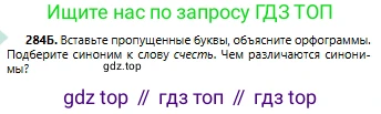 Русский язык, 6 класс Учебник, авторы: Сабитова Зинаида Какбаевна, Бейсембаев Амангельды Ракишевич, издательство Мектеп, Алматы, 2018, Часть 2, страница 13, номер 284Б, Условие