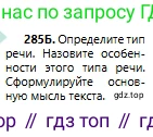Русский язык, 6 класс Учебник, авторы: Сабитова Зинаида Какбаевна, Бейсембаев Амангельды Ракишевич, издательство Мектеп, Алматы, 2018, Часть 2, страница 13, номер 285Б, Условие