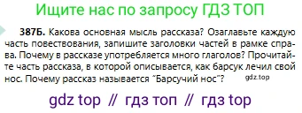 Русский язык, 6 класс Учебник, авторы: Сабитова Зинаида Какбаевна, Бейсембаев Амангельды Ракишевич, издательство Мектеп, Алматы, 2018, Часть 2, страница 75, номер 387Б, Условие