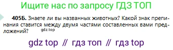 Русский язык, 6 класс Учебник, авторы: Сабитова Зинаида Какбаевна, Бейсембаев Амангельды Ракишевич, издательство Мектеп, Алматы, 2018, Часть 2, страница 84, номер 405Б, Условие