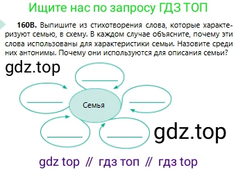 Русский язык, 6 класс Учебник, авторы: Сабитова Зинаида Какбаевна, Бейсембаев Амангельды Ракишевич, издательство Мектеп, Алматы, 2018, Часть 1, страница 99, номер 160В, Условие