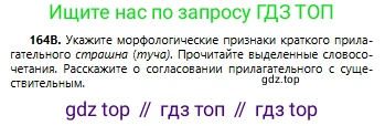 Русский язык, 6 класс Учебник, авторы: Сабитова Зинаида Какбаевна, Бейсембаев Амангельды Ракишевич, издательство Мектеп, Алматы, 2018, Часть 1, страница 102, номер 164В, Условие