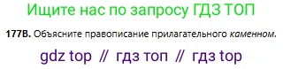 Русский язык, 6 класс Учебник, авторы: Сабитова Зинаида Какбаевна, Бейсембаев Амангельды Ракишевич, издательство Мектеп, Алматы, 2018, Часть 1, страница 109, номер 177В, Условие