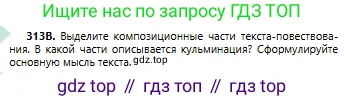 Русский язык, 6 класс Учебник, авторы: Сабитова Зинаида Какбаевна, Бейсембаев Амангельды Ракишевич, издательство Мектеп, Алматы, 2018, Часть 2, страница 32, номер 313В, Условие