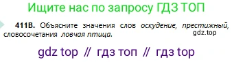 Русский язык, 6 класс Учебник, авторы: Сабитова Зинаида Какбаевна, Бейсембаев Амангельды Ракишевич, издательство Мектеп, Алматы, 2018, Часть 2, страница 87, номер 411В, Условие
