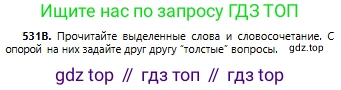 Русский язык, 6 класс Учебник, авторы: Сабитова Зинаида Какбаевна, Бейсембаев Амангельды Ракишевич, издательство Мектеп, Алматы, 2018, Часть 2, страница 158, номер 531В, Условие