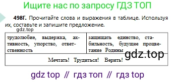 Русский язык, 6 класс Учебник, авторы: Сабитова Зинаида Какбаевна, Бейсембаев Амангельды Ракишевич, издательство Мектеп, Алматы, 2018, Часть 2, страница 139, номер 498Г, Условие