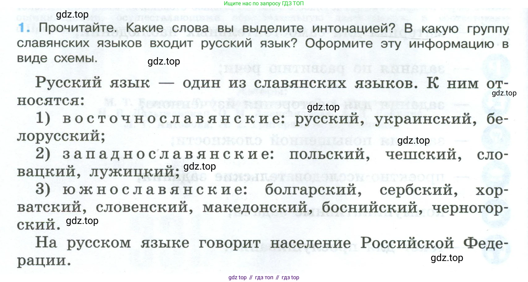 Русский язык, 7 класс Учебник, авторы: Баранов Михаил Трофимович, Ладыженская Таиса Алексеевна, Тростенцова Лидия Александровна, Ладыженская Наталия Вениаминовна, Александрова Ольга Макаровна, Дейкина Алевтина Дмитриевна, Антонова Любовь Геннадиевна, Григорян Лариса Трофимовна, Кулибаба Иван Иванович, издательство Просвещение, Москва, 2023, зелёного цвета, Часть 1, страница 4, номер 1, Условие 2024-2027