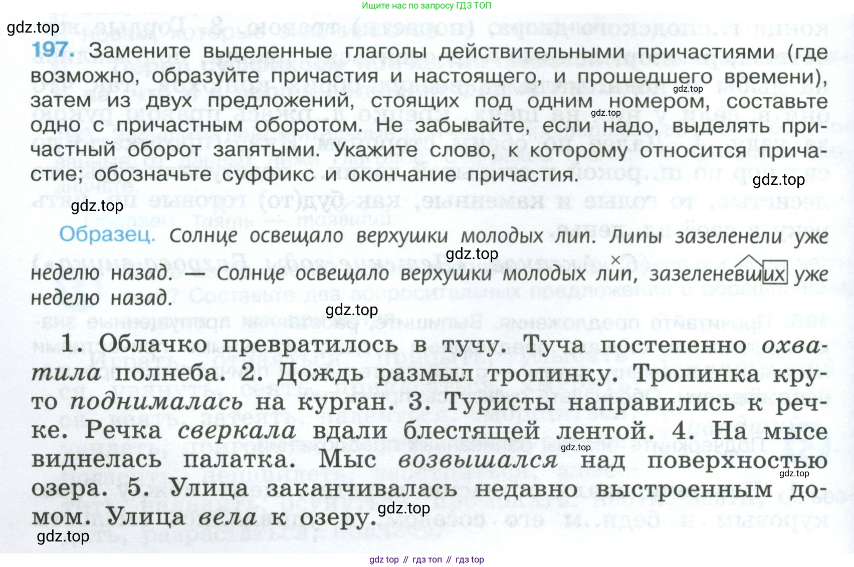 Русский язык, 7 класс Учебник, авторы: Баранов Михаил Трофимович, Ладыженская Таиса Алексеевна, Тростенцова Лидия Александровна, Ладыженская Наталия Вениаминовна, Александрова Ольга Макаровна, Дейкина Алевтина Дмитриевна, Антонова Любовь Геннадиевна, Григорян Лариса Трофимовна, Кулибаба Иван Иванович, издательство Просвещение, Москва, 2023, зелёного цвета, Часть 1, страница 114, номер 197, Условие 2024-2027