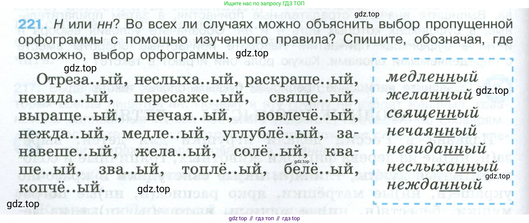 Русский язык, 7 класс Учебник, авторы: Баранов Михаил Трофимович, Ладыженская Таиса Алексеевна, Тростенцова Лидия Александровна, Ладыженская Наталия Вениаминовна, Александрова Ольга Макаровна, Дейкина Алевтина Дмитриевна, Антонова Любовь Геннадиевна, Григорян Лариса Трофимовна, Кулибаба Иван Иванович, издательство Просвещение, Москва, 2023, зелёного цвета, Часть 1, страница 128, номер 221, Условие 2024-2027