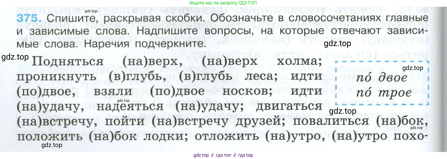 Русский язык, 7 класс Учебник, авторы: Баранов Михаил Трофимович, Ладыженская Таиса Алексеевна, Тростенцова Лидия Александровна, Ладыженская Наталия Вениаминовна, Александрова Ольга Макаровна, Дейкина Алевтина Дмитриевна, Антонова Любовь Геннадиевна, Григорян Лариса Трофимовна, Кулибаба Иван Иванович, издательство Просвещение, Москва, 2023, зелёного цвета, Часть 1, страница 214, номер 375, Условие 2024-2027