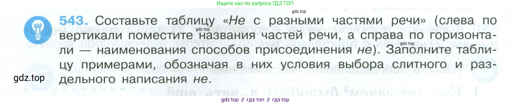 Русский язык, 7 класс Учебник, авторы: Баранов Михаил Трофимович, Ладыженская Таиса Алексеевна, Тростенцова Лидия Александровна, Ладыженская Наталия Вениаминовна, Александрова Ольга Макаровна, Дейкина Алевтина Дмитриевна, Антонова Любовь Геннадиевна, Григорян Лариса Трофимовна, Кулибаба Иван Иванович, издательство Просвещение, Москва, 2023, зелёного цвета, Часть 2, страница 98, номер 543, Условие 2024-2027