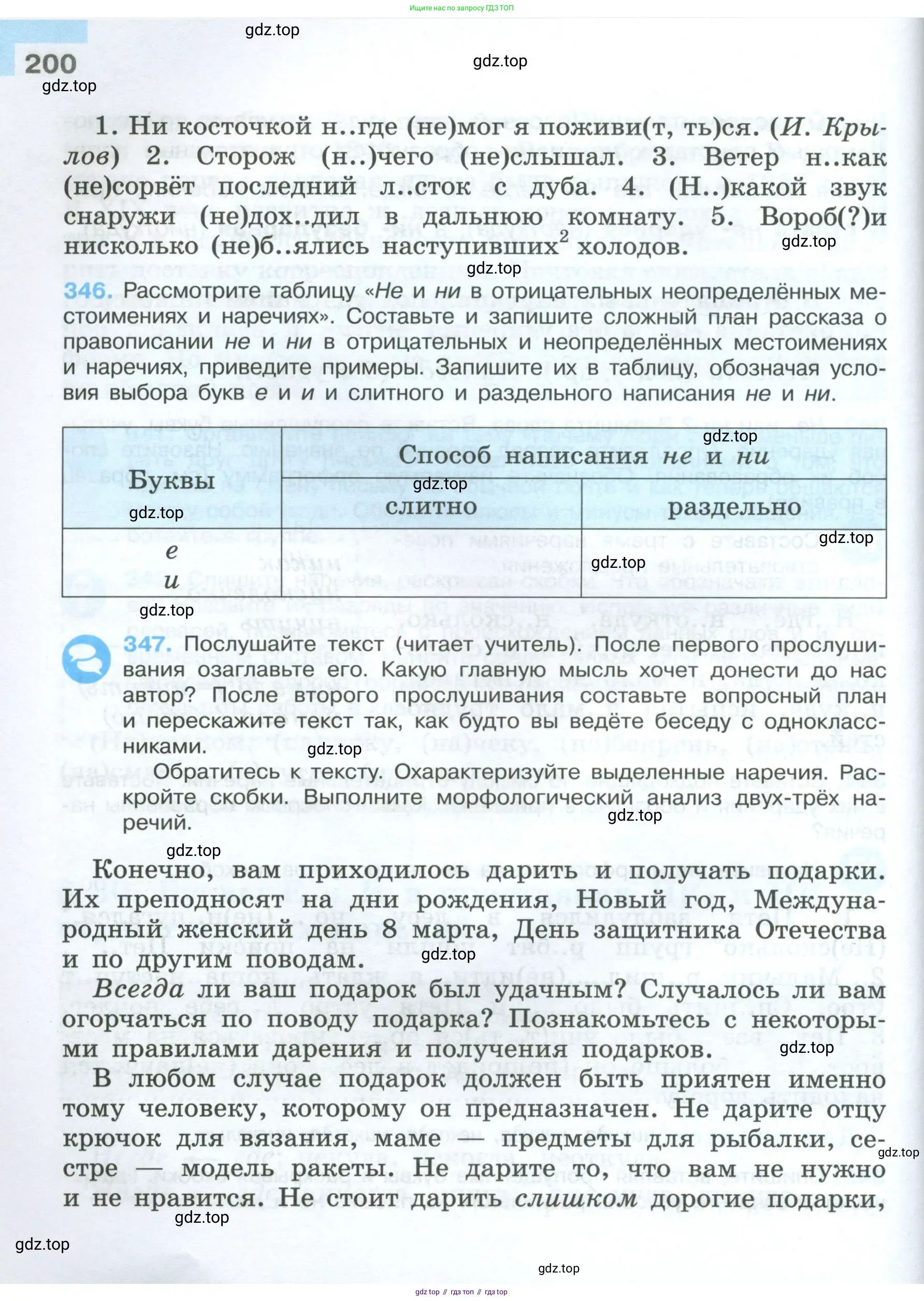 Русский язык, 7 класс Учебник, авторы: Баранов Михаил Трофимович, Ладыженская Таиса Алексеевна, Тростенцова Лидия Александровна, Ладыженская Наталия Вениаминовна, Александрова Ольга Макаровна, Дейкина Алевтина Дмитриевна, Антонова Любовь Геннадиевна, Григорян Лариса Трофимовна, Кулибаба Иван Иванович, издательство Просвещение, Москва, 2023, зелёного цвета, Часть 1, страница 200