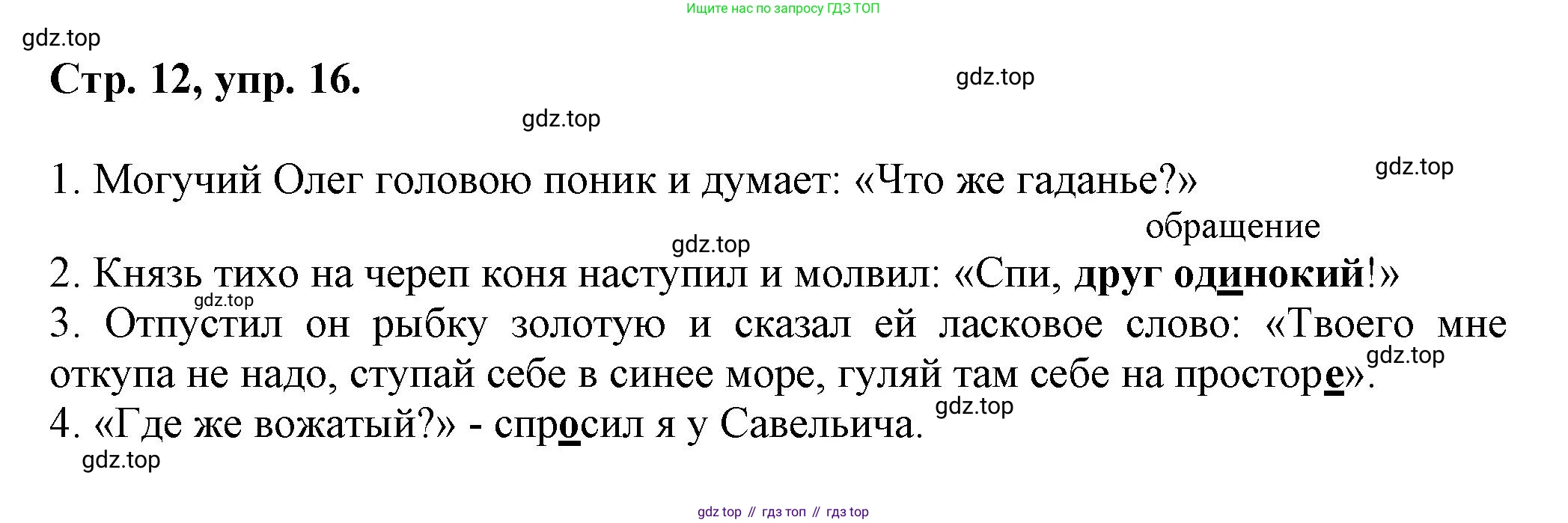 Русский язык, 7 класс Учебник, авторы: Баранов Михаил Трофимович, Ладыженская Таиса Алексеевна, Тростенцова Лидия Александровна, Ладыженская Наталия Вениаминовна, Александрова Ольга Макаровна, Дейкина Алевтина Дмитриевна, Антонова Любовь Геннадиевна, Григорян Лариса Трофимовна, Кулибаба Иван Иванович, издательство Просвещение, Москва, 2023, зелёного цвета, Часть 1, страница 12, номер 16, Решение 1 (2024-2027)