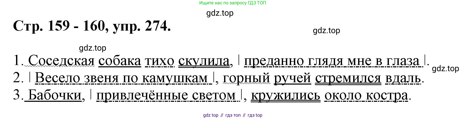 Русский язык, 7 класс Учебник, авторы: Баранов Михаил Трофимович, Ладыженская Таиса Алексеевна, Тростенцова Лидия Александровна, Ладыженская Наталия Вениаминовна, Александрова Ольга Макаровна, Дейкина Алевтина Дмитриевна, Антонова Любовь Геннадиевна, Григорян Лариса Трофимовна, Кулибаба Иван Иванович, издательство Просвещение, Москва, 2023, зелёного цвета, Часть 1, страница 159, номер 274, Решение 1 (2024-2027)