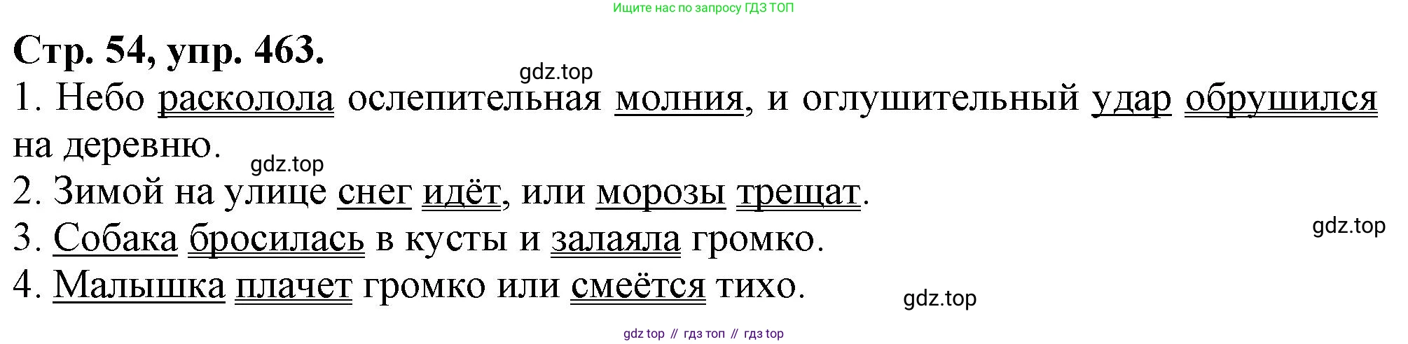 Русский язык, 7 класс Учебник, авторы: Баранов Михаил Трофимович, Ладыженская Таиса Алексеевна, Тростенцова Лидия Александровна, Ладыженская Наталия Вениаминовна, Александрова Ольга Макаровна, Дейкина Алевтина Дмитриевна, Антонова Любовь Геннадиевна, Григорян Лариса Трофимовна, Кулибаба Иван Иванович, издательство Просвещение, Москва, 2023, зелёного цвета, Часть 2, страница 54, номер 463, Решение 1 (2024-2027)