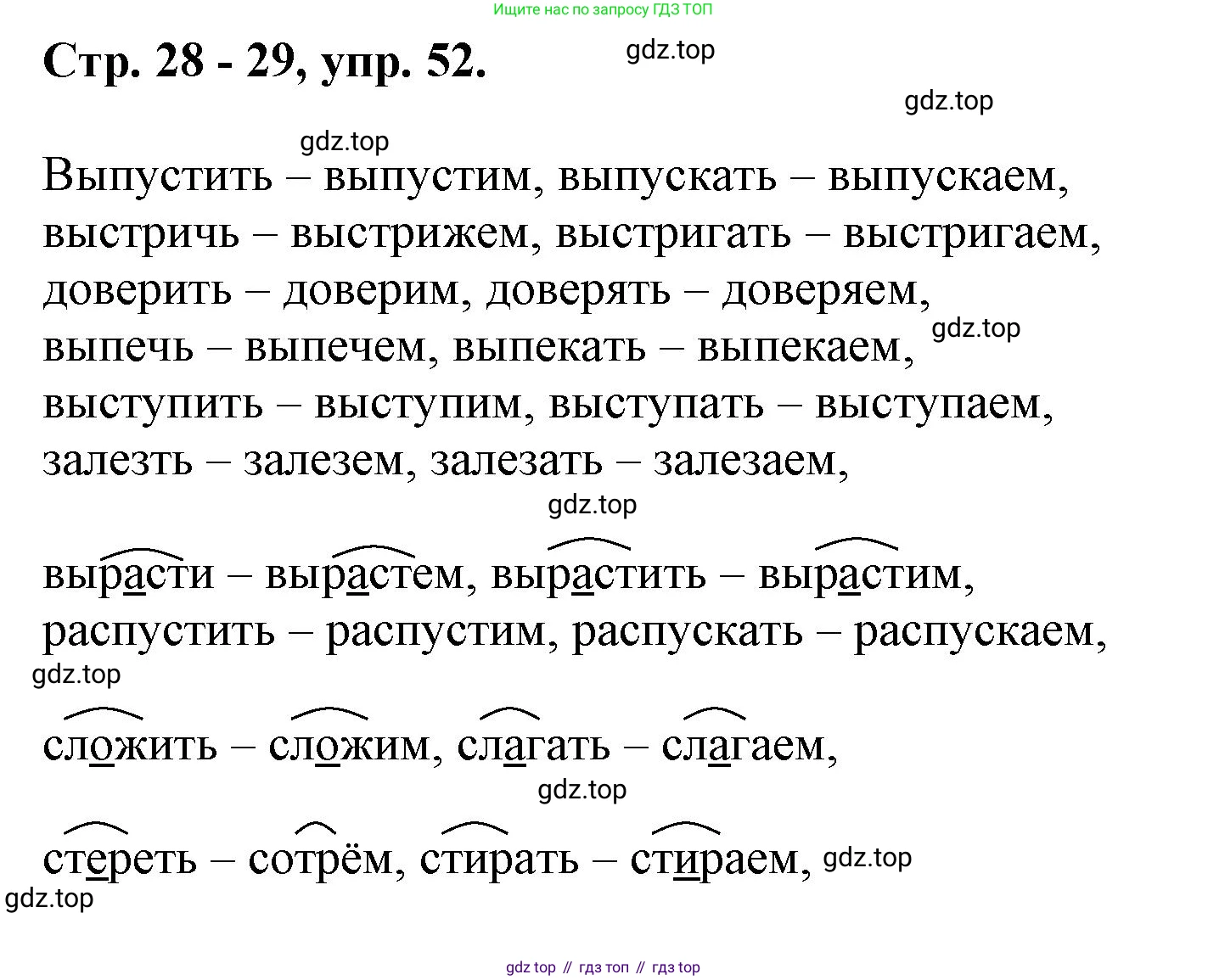 Русский язык, 7 класс Учебник, авторы: Баранов Михаил Трофимович, Ладыженская Таиса Алексеевна, Тростенцова Лидия Александровна, Ладыженская Наталия Вениаминовна, Александрова Ольга Макаровна, Дейкина Алевтина Дмитриевна, Антонова Любовь Геннадиевна, Григорян Лариса Трофимовна, Кулибаба Иван Иванович, издательство Просвещение, Москва, 2023, зелёного цвета, Часть 1, страница 28, номер 52, Решение 1 (2024-2027)