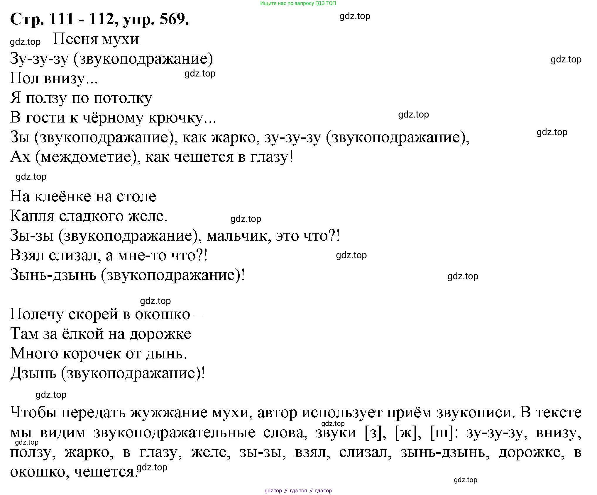 Русский язык, 7 класс Учебник, авторы: Баранов Михаил Трофимович, Ладыженская Таиса Алексеевна, Тростенцова Лидия Александровна, Ладыженская Наталия Вениаминовна, Александрова Ольга Макаровна, Дейкина Алевтина Дмитриевна, Антонова Любовь Геннадиевна, Григорян Лариса Трофимовна, Кулибаба Иван Иванович, издательство Просвещение, Москва, 2023, зелёного цвета, Часть 2, страница 111, номер 569, Решение 1 (2024-2027)