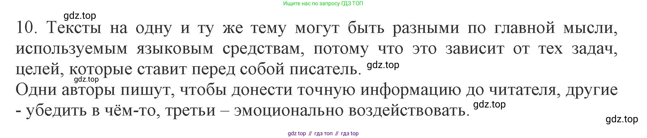 Русский язык, 7 класс Учебник, авторы: Баранов Михаил Трофимович, Ладыженская Таиса Алексеевна, Тростенцова Лидия Александровна, Ладыженская Наталия Вениаминовна, Александрова Ольга Макаровна, Дейкина Алевтина Дмитриевна, Антонова Любовь Геннадиевна, Григорян Лариса Трофимовна, Кулибаба Иван Иванович, издательство Просвещение, Москва, 2023, зелёного цвета, Часть 1, страница 55, номер 10, Решение 1 (2024-2027)