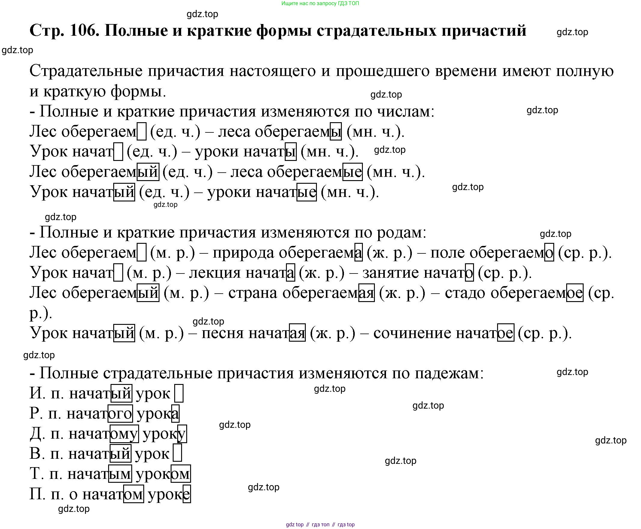 Русский язык, 7 класс Учебник, авторы: Баранов Михаил Трофимович, Ладыженская Таиса Алексеевна, Тростенцова Лидия Александровна, Ладыженская Наталия Вениаминовна, Александрова Ольга Макаровна, Дейкина Алевтина Дмитриевна, Антонова Любовь Геннадиевна, Григорян Лариса Трофимовна, Кулибаба Иван Иванович, издательство Просвещение, Москва, 2023, зелёного цвета, Часть 1, страница 106, Решение 1 (2024-2027)