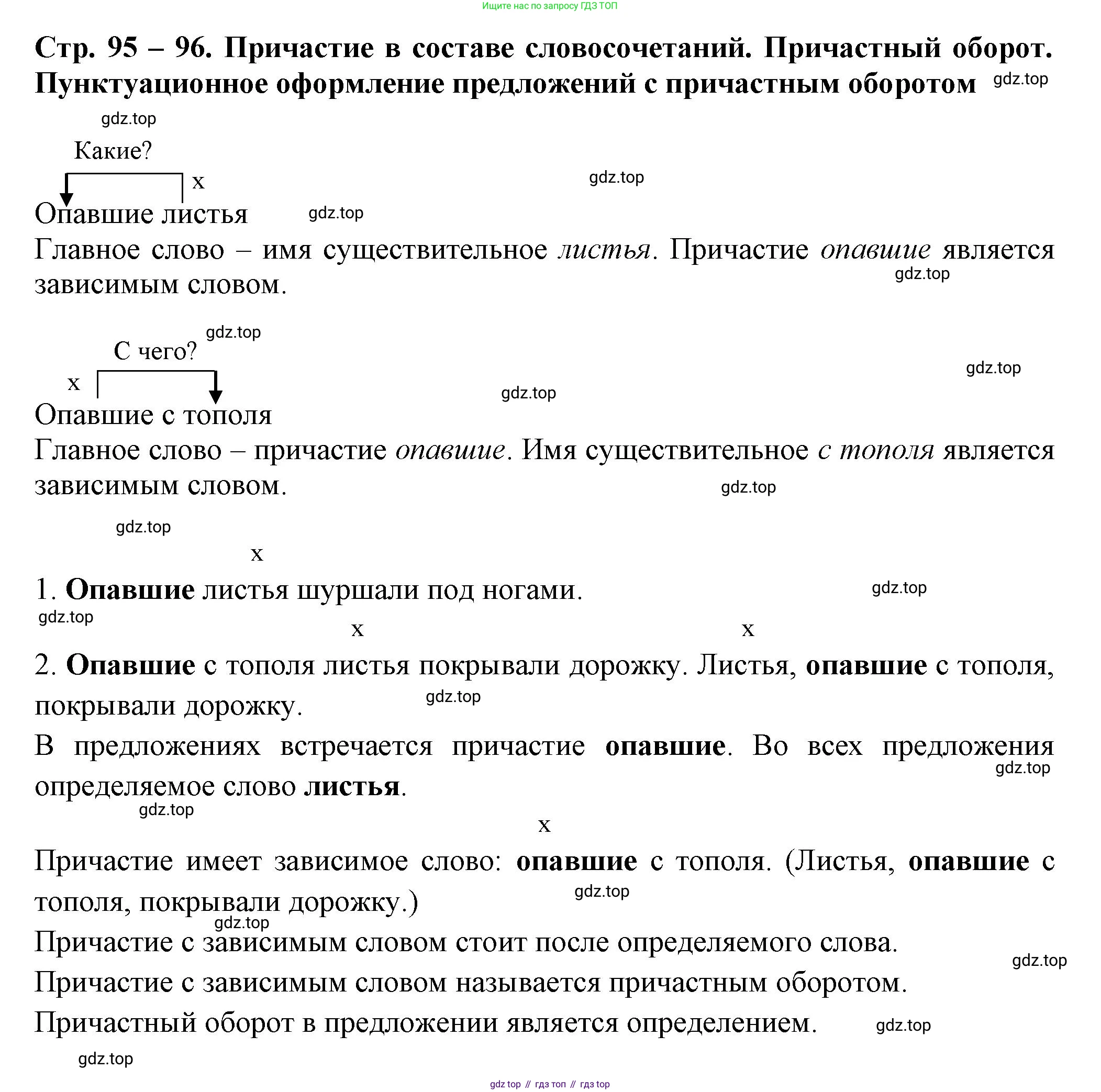 Русский язык, 7 класс Учебник, авторы: Баранов Михаил Трофимович, Ладыженская Таиса Алексеевна, Тростенцова Лидия Александровна, Ладыженская Наталия Вениаминовна, Александрова Ольга Макаровна, Дейкина Алевтина Дмитриевна, Антонова Любовь Геннадиевна, Григорян Лариса Трофимовна, Кулибаба Иван Иванович, издательство Просвещение, Москва, 2023, зелёного цвета, Часть 1, страница 95, Решение 1 (2024-2027)