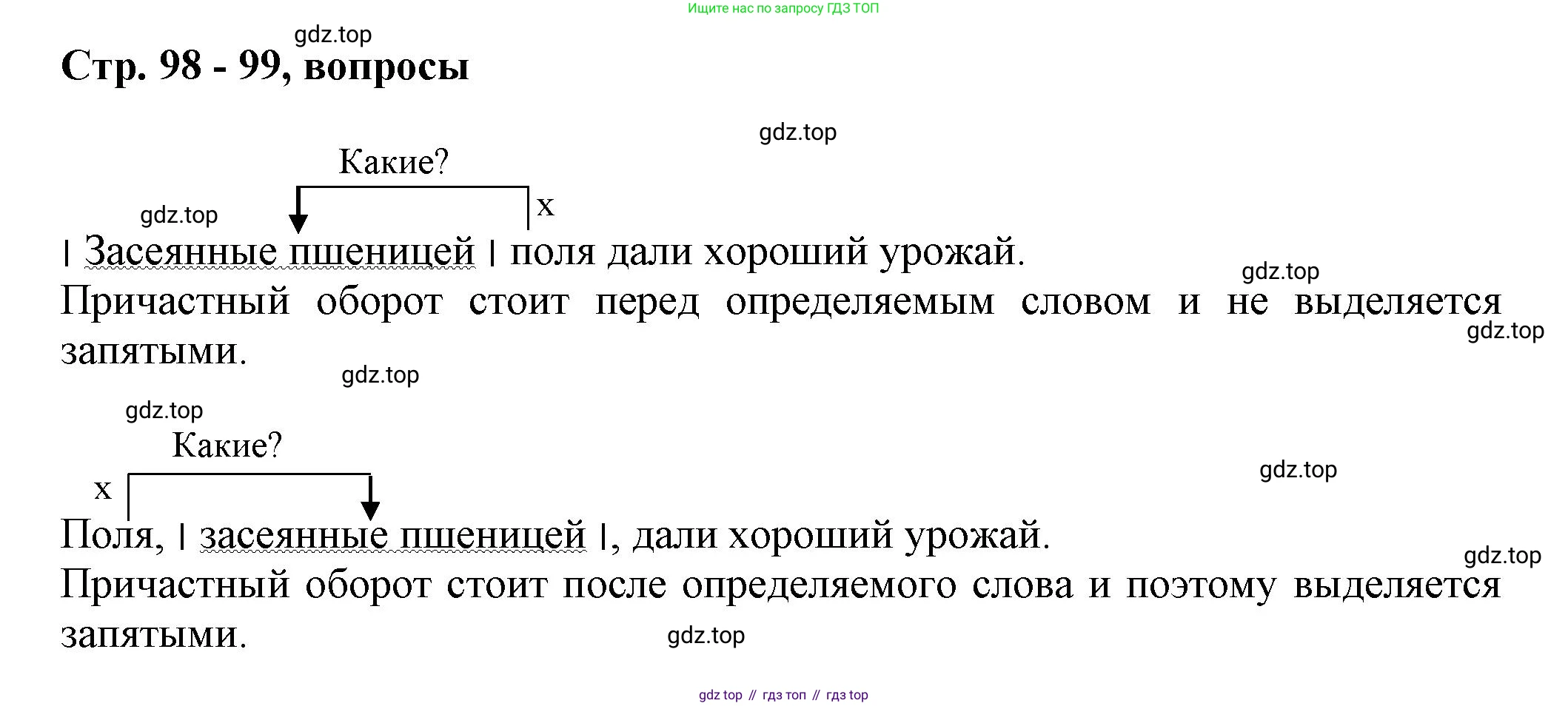 Русский язык, 7 класс Учебник, авторы: Баранов Михаил Трофимович, Ладыженская Таиса Алексеевна, Тростенцова Лидия Александровна, Ладыженская Наталия Вениаминовна, Александрова Ольга Макаровна, Дейкина Алевтина Дмитриевна, Антонова Любовь Геннадиевна, Григорян Лариса Трофимовна, Кулибаба Иван Иванович, издательство Просвещение, Москва, 2023, зелёного цвета, Часть 1, страница 98, Решение 1 (2024-2027)