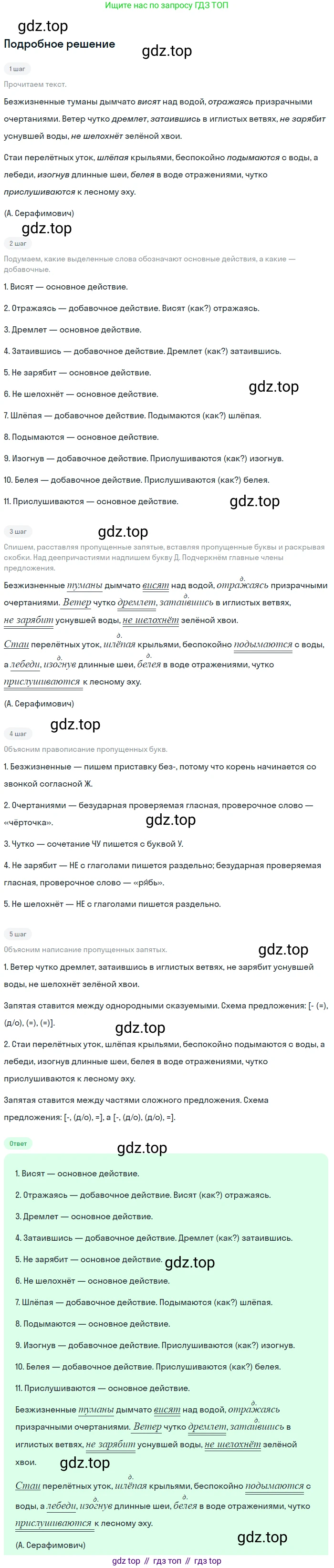 Русский язык, 7 класс Учебник, авторы: Баранов Михаил Трофимович, Ладыженская Таиса Алексеевна, Тростенцова Лидия Александровна, Ладыженская Наталия Вениаминовна, Александрова Ольга Макаровна, Дейкина Алевтина Дмитриевна, Антонова Любовь Геннадиевна, Григорян Лариса Трофимовна, Кулибаба Иван Иванович, издательство Просвещение, Москва, 2023, зелёного цвета, Часть 1, страница 155, номер 265, Решение 3 (2024-2027)