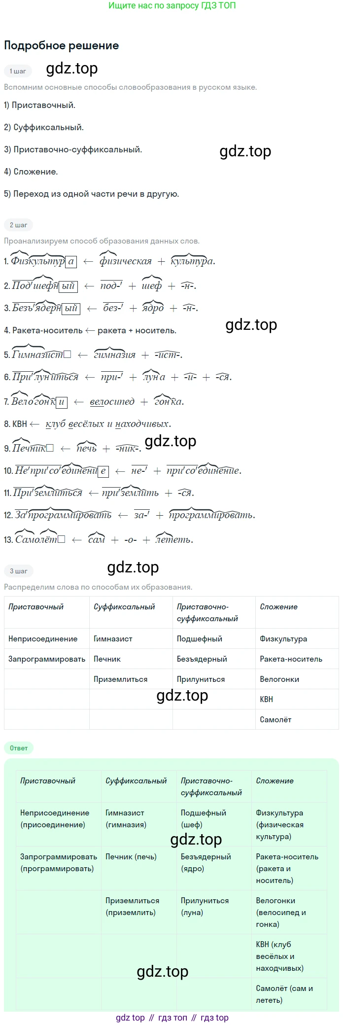 Русский язык, 7 класс Учебник, авторы: Баранов Михаил Трофимович, Ладыженская Таиса Алексеевна, Тростенцова Лидия Александровна, Ладыженская Наталия Вениаминовна, Александрова Ольга Макаровна, Дейкина Алевтина Дмитриевна, Антонова Любовь Геннадиевна, Григорян Лариса Трофимовна, Кулибаба Иван Иванович, издательство Просвещение, Москва, 2023, зелёного цвета, Часть 2, страница 130, номер 613, Решение 3 (2024-2027)