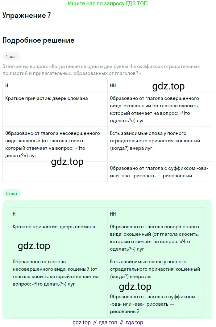 Русский язык, 7 класс Учебник, авторы: Баранов Михаил Трофимович, Ладыженская Таиса Алексеевна, Тростенцова Лидия Александровна, Ладыженская Наталия Вениаминовна, Александрова Ольга Макаровна, Дейкина Алевтина Дмитриевна, Антонова Любовь Геннадиевна, Григорян Лариса Трофимовна, Кулибаба Иван Иванович, издательство Просвещение, Москва, 2023, зелёного цвета, Часть 1, страница 147, номер 7, Решение 3 (2024-2027)