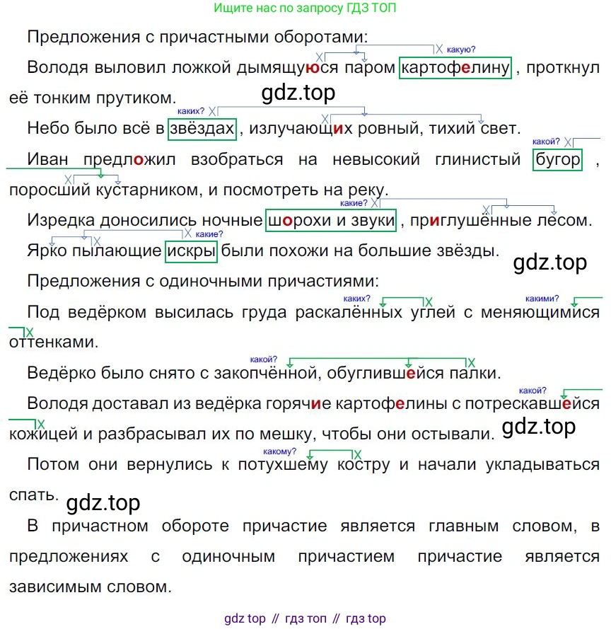 Русский язык, 7 класс Учебник, авторы: Баранов Михаил Трофимович, Ладыженская Таиса Алексеевна, Тростенцова Лидия Александровна, Ладыженская Наталия Вениаминовна, Александрова Ольга Макаровна, Дейкина Алевтина Дмитриевна, Антонова Любовь Геннадиевна, Григорян Лариса Трофимовна, Кулибаба Иван Иванович, издательство Просвещение, Москва, 2023, зелёного цвета, Часть 1, страница 96, номер 170, Решение 4 (2024-2027)